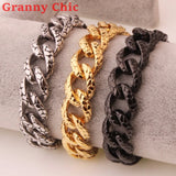 Men's Silver Cuban Links Stainless Steel Bracelet