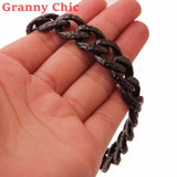 Men's Silver Cuban Links Stainless Steel Bracelet
