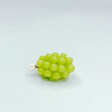 Resin Plastic Grape Shape Eardrop Pendant Charms 6pcs
