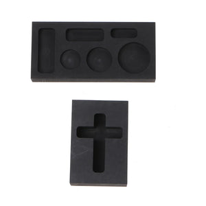 Graphite Ingot Mold Coin Combo for Metal Casting Refining