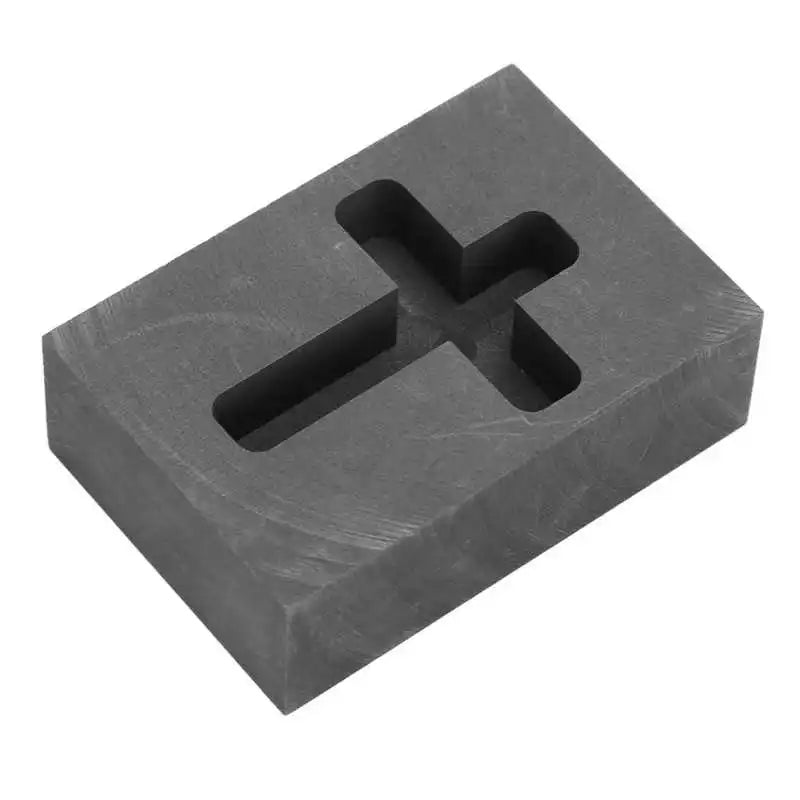 Cruciate Shaped Graphite Ingot Mold for Metal Purity