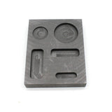Graphite Crucible Ingot Bar Round Coin Mold for Melting and Casting