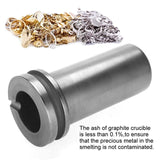 Graphite Crucible Metal Smelting Silver Waste Furnace Casting Mold