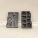 Graphite Crucible Mold Flower Shape Ingot Mold for Silver Jewelry
