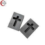 Graphite Ingot Bar Cross Shape Metal Melting Casting Mold