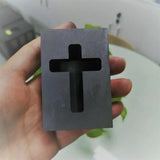 Graphite Ingot Bar Cross Shape Metal Melting Casting Mold