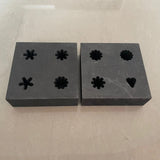 Graphite Ingot Mold 4 Flower Shape Combo for Metal Jewelry Copper Molds