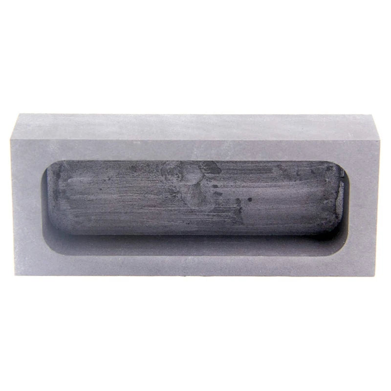 High Purity Graphite Ingot Mold for Silver/Gold Refining (4.92")