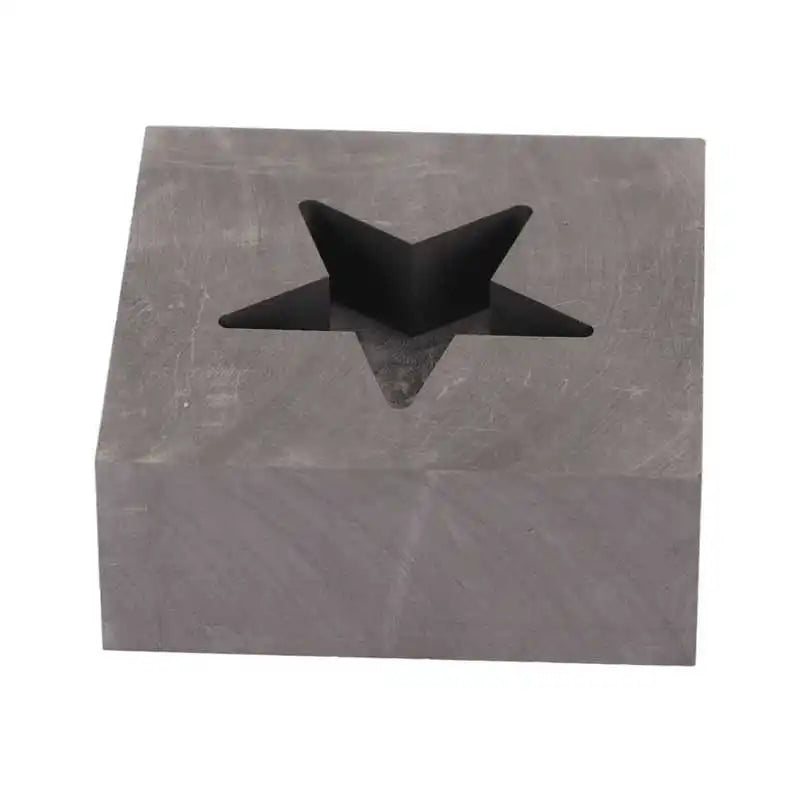 Graphite Ingot Mold Star Shape for Copper Silver Casting