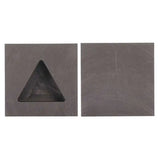 Graphite Ingot Mold Triangular Casting Ingot Mold for Casting 10g Silver