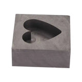 Heart Shape Graphite Ingot Mold for Zinc Refining Fast Hot Cold Conditions