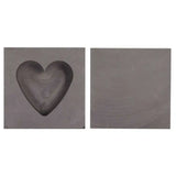 Heart Shape Graphite Ingot Mold for Zinc Refining Fast Hot Cold Conditions