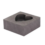 Heart Shape Graphite Ingot Mold for Zinc Refining Fast Hot Cold Conditions