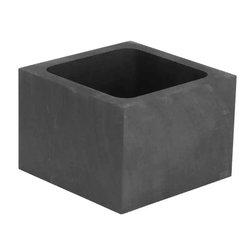 Impact Resistant Graphite Mold Square 45ml for Copper & Silver Refining