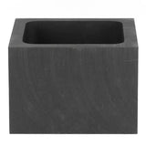 Impact Resistant Graphite Mold Square 45ml for Copper & Silver Refining