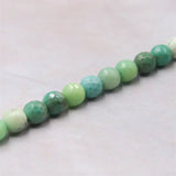 Grass Agate Faceted Round Loose Beads Strand 3/4/6/8mm