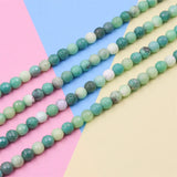 Grass Agate Faceted Round Loose Beads Strand 3/4/6/8mm