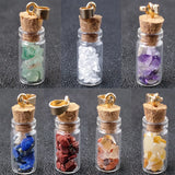 7 Chakra Healing Crystal Beads Charms for Necklace Jewelry Making