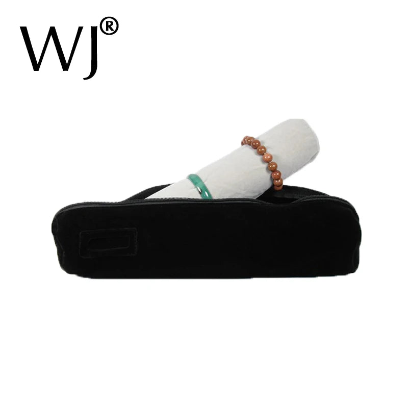 Velvet Jewelry Travel Storage Roll Bag Holder Cases
