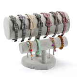 Gray Hair Hoop Headband Display Stand Organizer