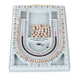 Gray Bead Board Jewelry Organizer Tray