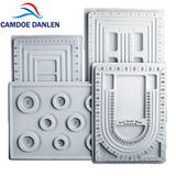 Gray Velvet Bead Board Tray Organizer