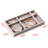Flocked Bead Board DIY Bracelet Necklace Beading Jewelry Organizer