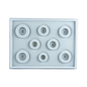 Gray Bead Board Jewelry Organizer Tray