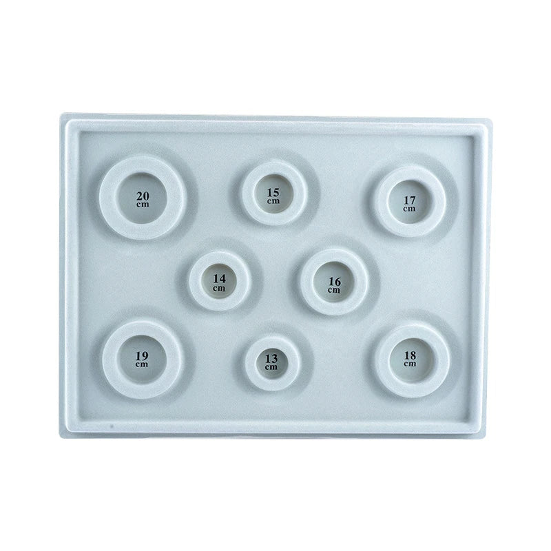 Gray Bead Board Jewelry Organizer Tray