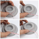 Flocked Bead Board DIY Jewelry Making Organizer Tray