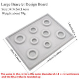 DIY Necklace Bracelet Jewelry Making Accessories Bead Board Tray