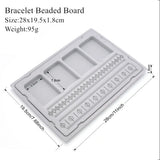 DIY Necklace Bracelet Jewelry Making Accessories Bead Board Tray