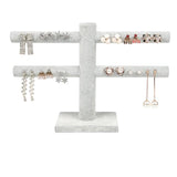 Gray Jewelry Display Shelf Earrings Ring Holder Stud Earring Accessories