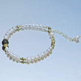Gray Moonstone Love Affair Baroque Pearl Bracelet