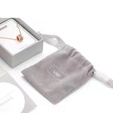 50 Gray Velvet Gift Bags 5x7cm-9x12cm Drawstring Pouches Jewelry Logo