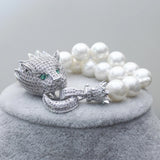 Leopard Shell Pearl Strand Bracelet for Sister