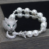 Leopard Shell Pearl Strand Bracelet for Sister