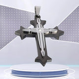 Charming Cross Chain Pendant Necklace for Men