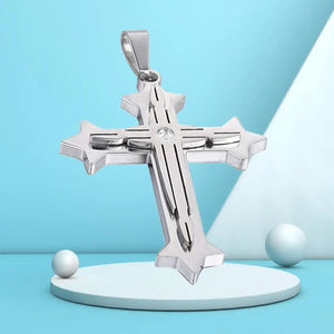 Charming Cross Chain Pendant Necklace for Men