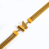 Women's Stainless Steel Butterfly Charm Bracelet