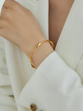 Stainless Steel Twisted Bangles Bracelets for Women