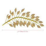 Greek Goddess Bridal Leaf Tiara Headband Hairpins Forehead Jewelry