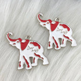 Greek Fraternity Elephant Letter Charms