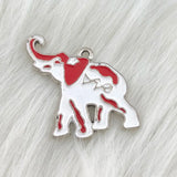 Greek Fraternity Elephant Letter Charms