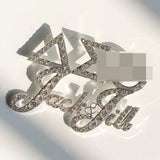 Greek Sorority Letter Brooch Charms Women Jewellry Accessories