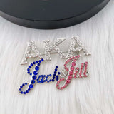 Greek Sorority Letter Brooch Charms Women Jewellry Accessories