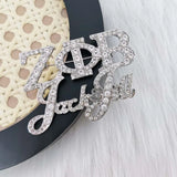 Greek Sorority Letter Brooch Charms Women Jewellry Accessories