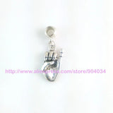 Greek Sorority Pinkie Up Charm for Bracelet
