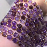 Green Agate/Amethyst/Citrine/Rhodochroite/Aventurine 8mm Diamond Square Faceted
