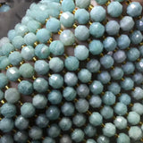Green Agate/Amethyst/Citrine/Rhodochroite/Aventurine 8mm Diamond Square Faceted
